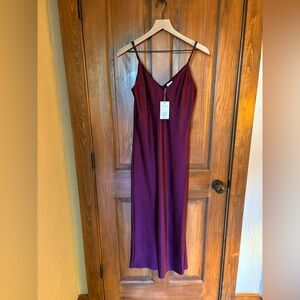 A New Day Deep Red Slip Dress
